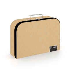 Kufřík lamino 34 cm KRAFT nature - Oxybag (Karton P+P)