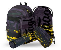 BAAGL SADA 5 Skate Dune: batoh, peračník, vrecko, dosky, púzdro - Baagl