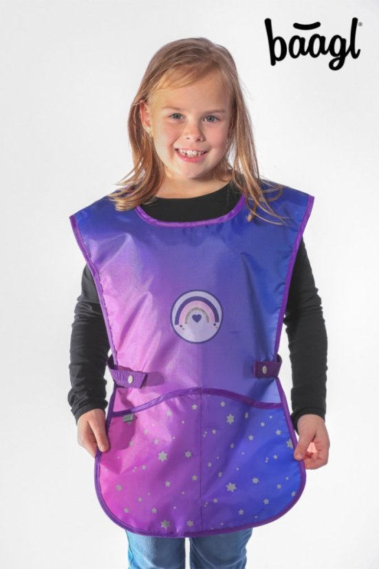 BAAGL SADA 5 Airy Kone Srdce: batoh, peračník, vrecko, zástera, peňaženka - Baagl