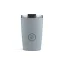 Nerezový termohrnek COOL BOTTLES Pastel Grey třívrstvý 330ml