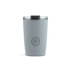 Nerezový termohrnek COOL BOTTLES Pastel Grey třívrstvý 330ml