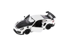 Porsche 911 GT2 RS – kovové autíčko Kinsmart 13 cm, bílé