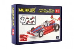 Stavebnice MERKUR 010 Formule 10 modelů 223ks v krabici 26x18x5cm - Merkur Toys
