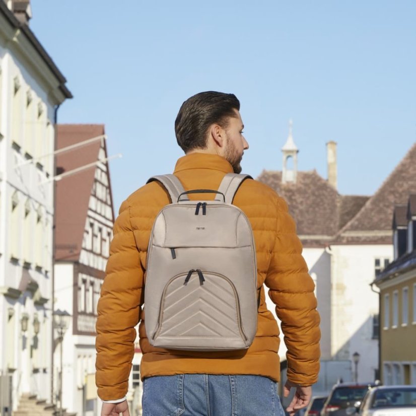 Batoh na notebook Hama Premium Lightweight 16,2" béžový