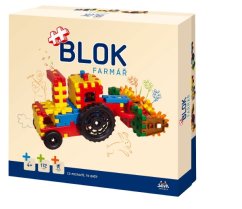 Stavebnice BLOK Farmář plast 172ks v krabici 35x33x8cm - SEVA