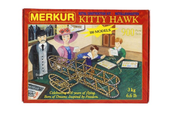 Stavebnice MERKUR Kitty Hawk 100 modelů 900ks