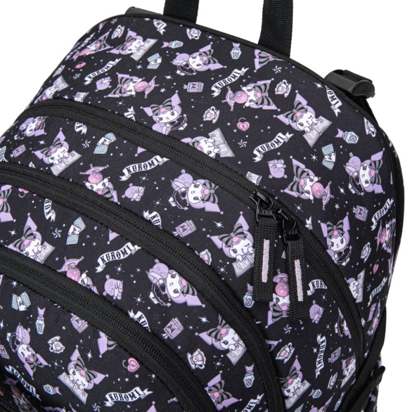 BAAGL SET 3 Skate Kuromi Black: batoh, penál, sportovní taška GRS - Baagl