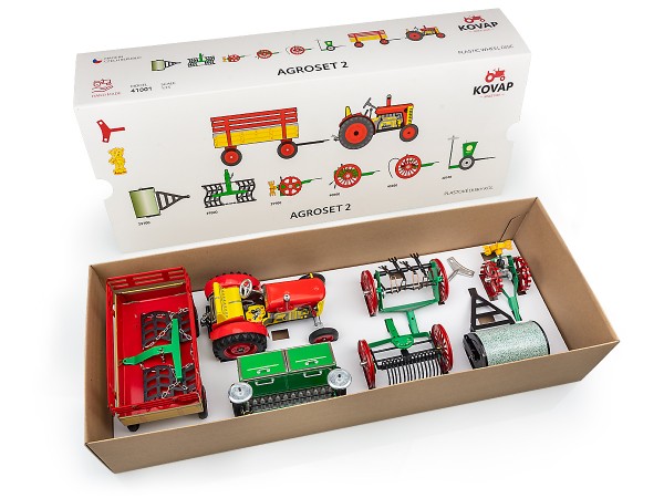 Agroset 2 kov 1:25 Kovap v krabici 48x21x11cm - Kovap