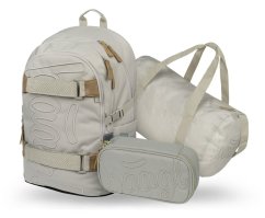 BAAGL SET 3 Skate Mist: batoh, penál, sportovní taška - Baagl