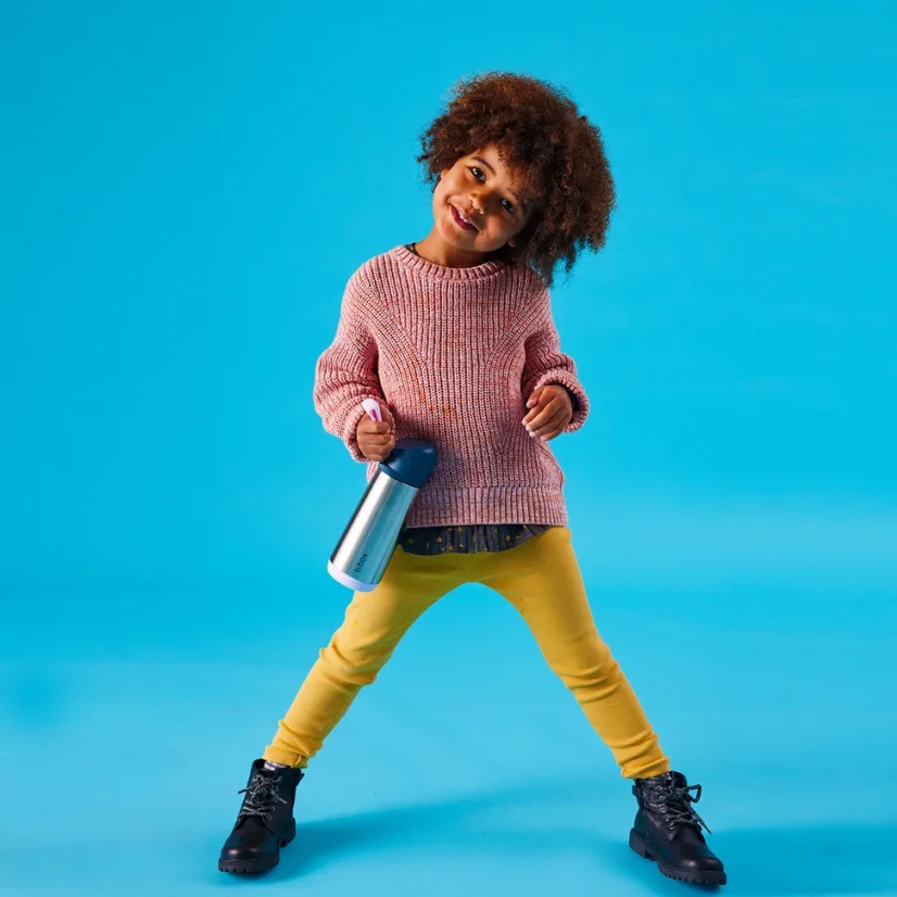 B.Box termoska na pití Sport 500 ml - Indigo/růžová