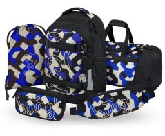 BAAGL SET 5 Skate Max Variety: batoh, penál, sáček, sportovní taška, ledvinka GRS - Baagl