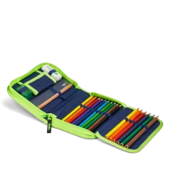 Školní penál Ergobag Fluo Race – vybavený