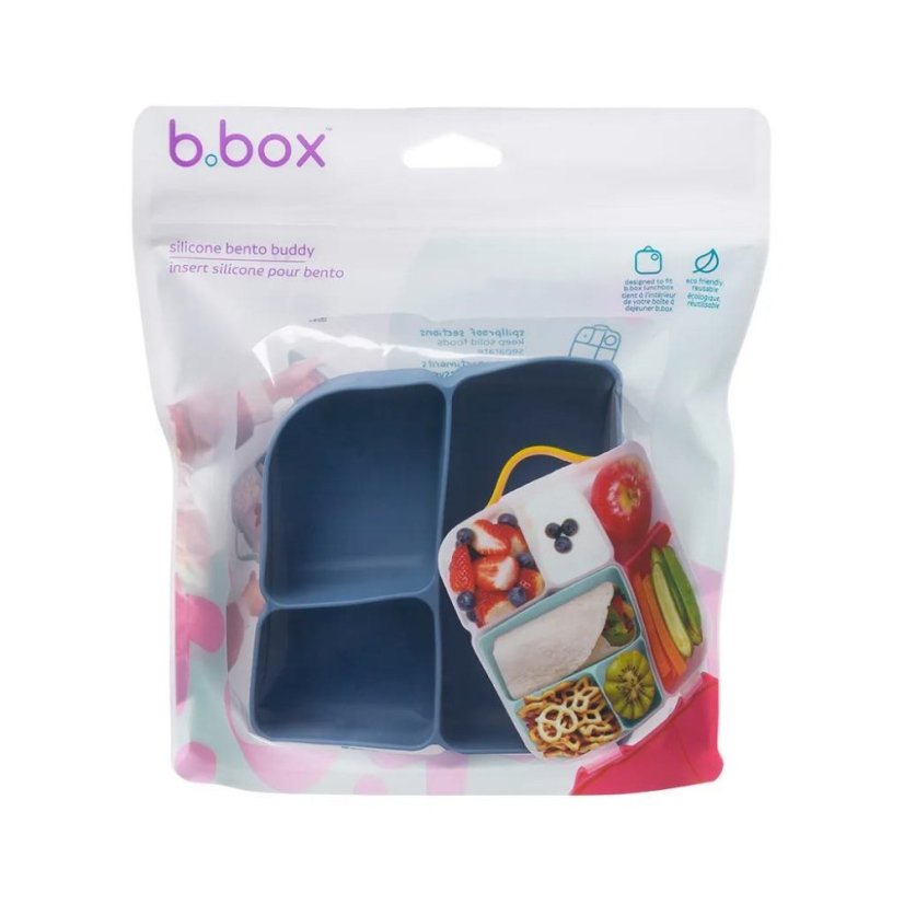 b.box Silikonový organizér do velkého boxu Modrý