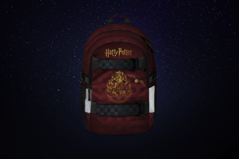 BAAGL Školní batoh Skate Harry Potter Bradavice vínový - Baagl