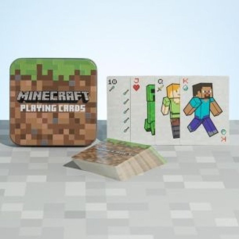 Hrací karty Minecraft v krabičce