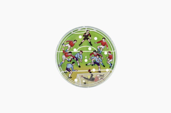 Kopaná/Fotbal kopaná hra hlavolam plast průměr 9cm - Směr