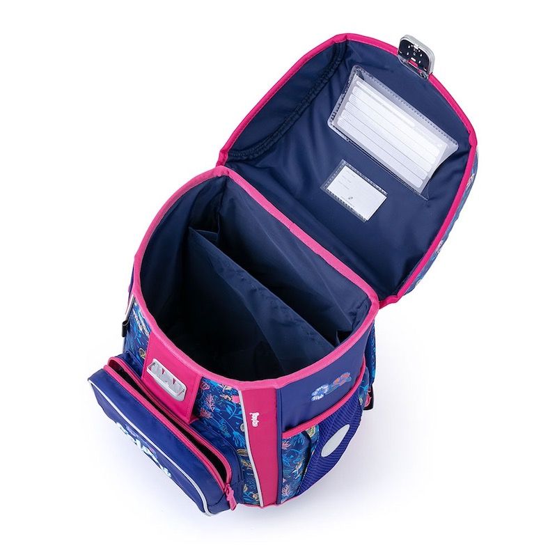 Školní aktovka v setu pro prvňáčky Oxybag PREMIUM Kolibřík - 3 díly