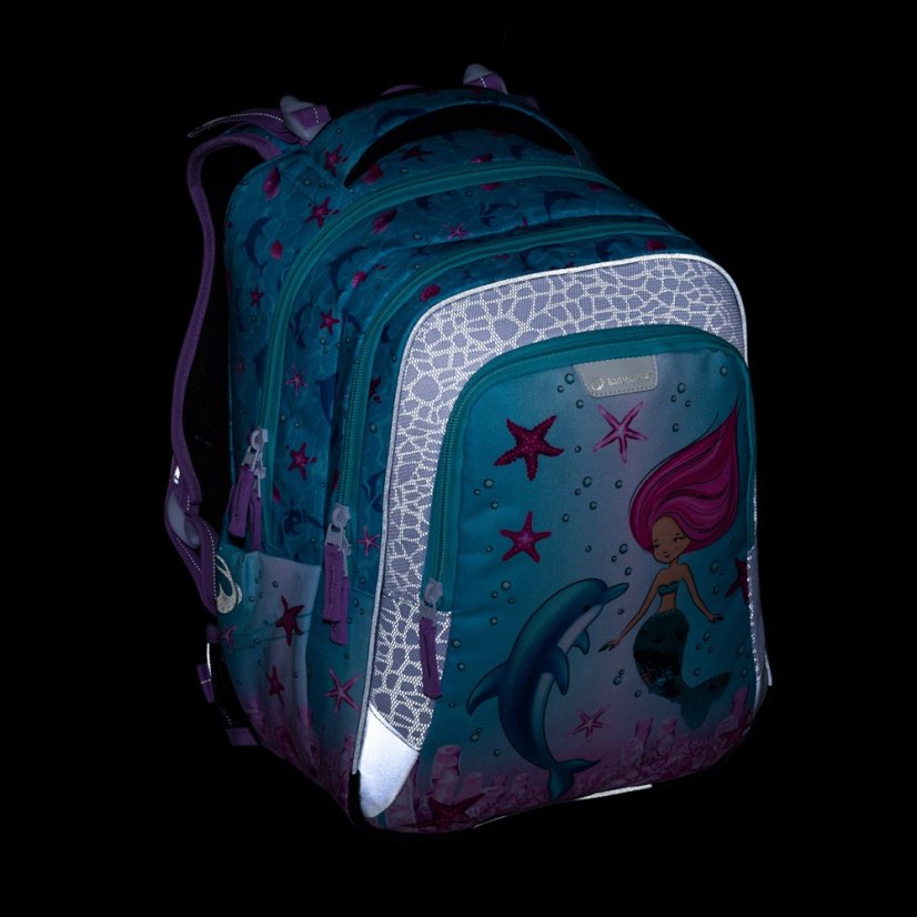 Bagmaster LUMI 24 A malý školní set pro prvňáčky – mořská panna - Bagmaster