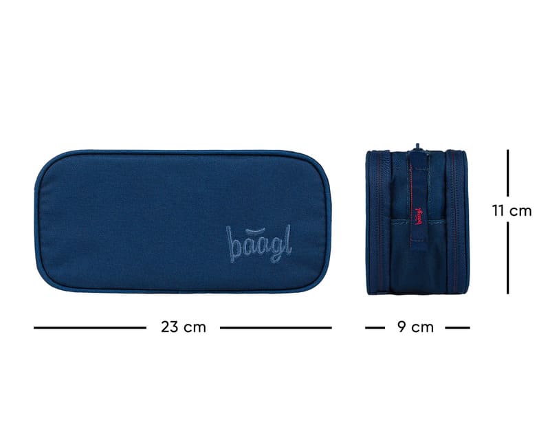 Penál etue Baagl Eggy Big Navy