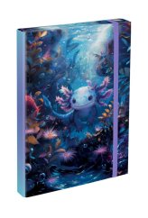 BAAGL Dosky na školské zošity A4 Axolotl - Baagl