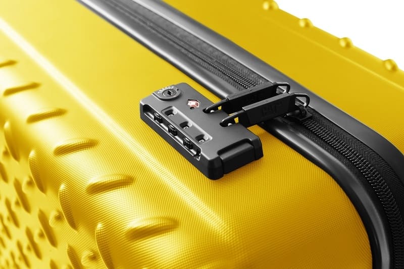 Cestovní kufr CAT Industrial Plate 92 l žlutý