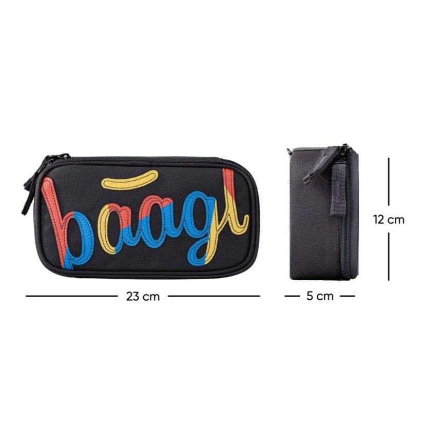 BAAGL Školský peračník etui Logo mix - Baagl