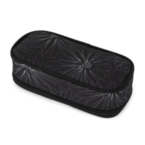 Bagmaster ZIPSTER 25 A studentský set – černý s bílými květy - Bagmaster