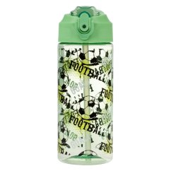 BAAGL Tritanová láhev na pití s brčkem Fotbal 500 ml - Baagl