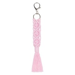 BAAGL Prívesok Macrame ružový - Baagl