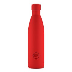 Termo fľaša z nerezovej ocele COOL BOTTLES Vivid Red trojvrstvová 750 ml