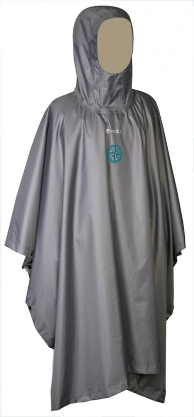 Junior Poncho Boll teal, pro výšku 150 - 175 cm