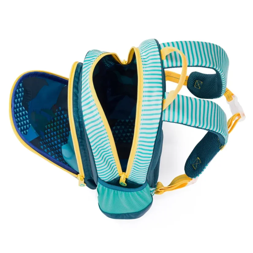 Dětský batoh Topgal s krokodýlem cyklistou SISI 21026