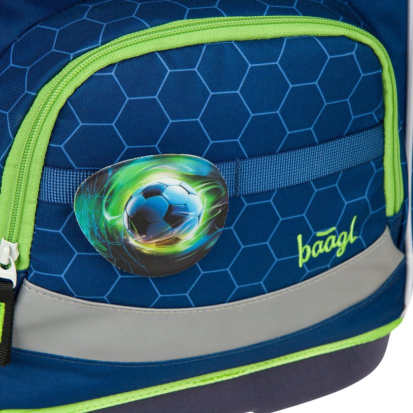 BAAGL Školská aktovka Zippy Plus Futbalová lopta - Baagl