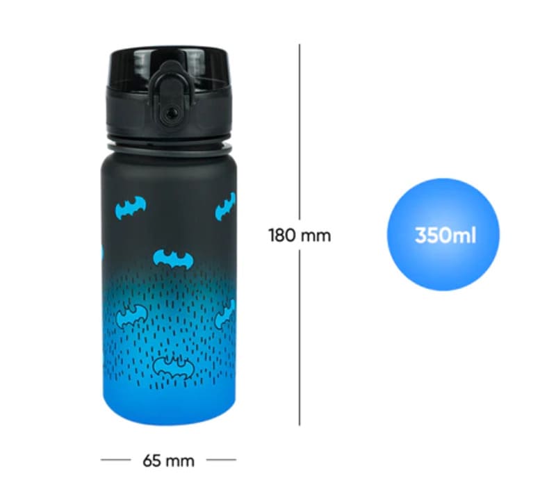 Dětská tritanová láhev na pití Baagl Gradient Batman Blue 350 ml