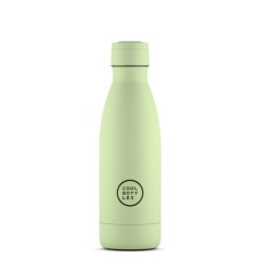 Termo fľaša z nerezovej ocele COOL BOTTLES Pastel Green trojvrstvová 350 ml