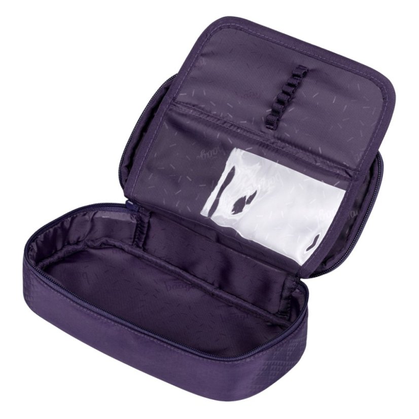 BAAGL SET 3 Coolmate Plum: batoh, penál, sáček - Baagl