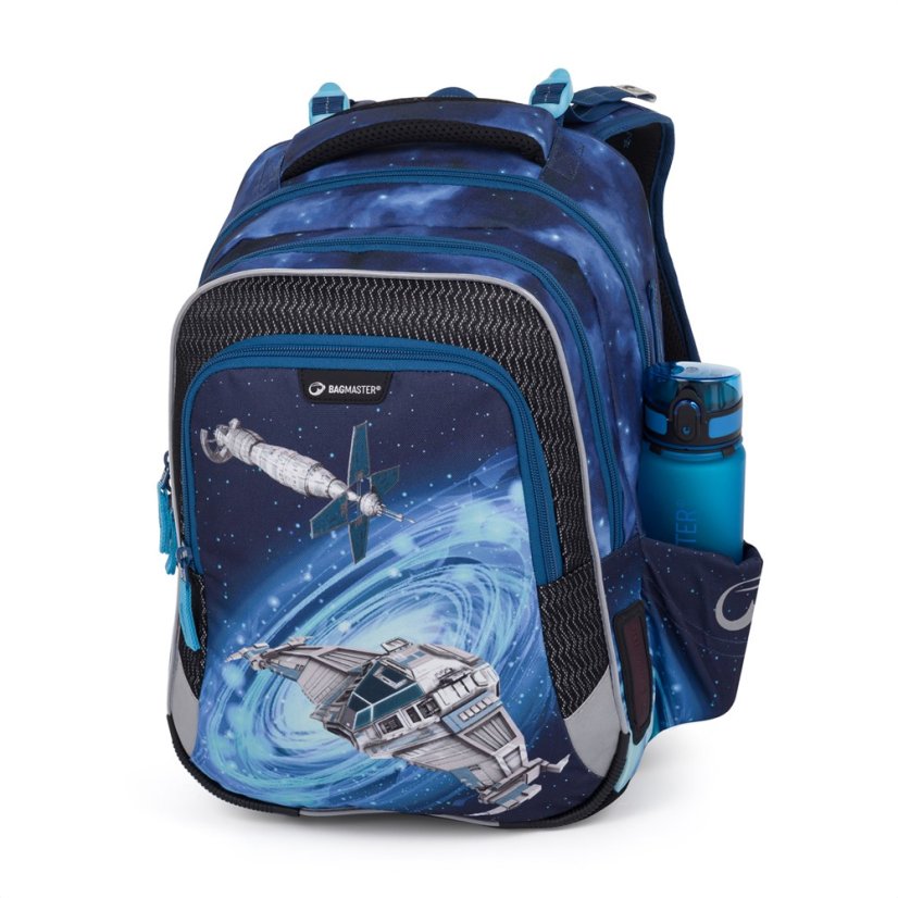 Bagmaster LUMI 24 D školní batoh – vesmírná loď - Bagmaster