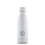 Nerezová termolahev COOL BOTTLES Mono White třívrstvá 350 ml