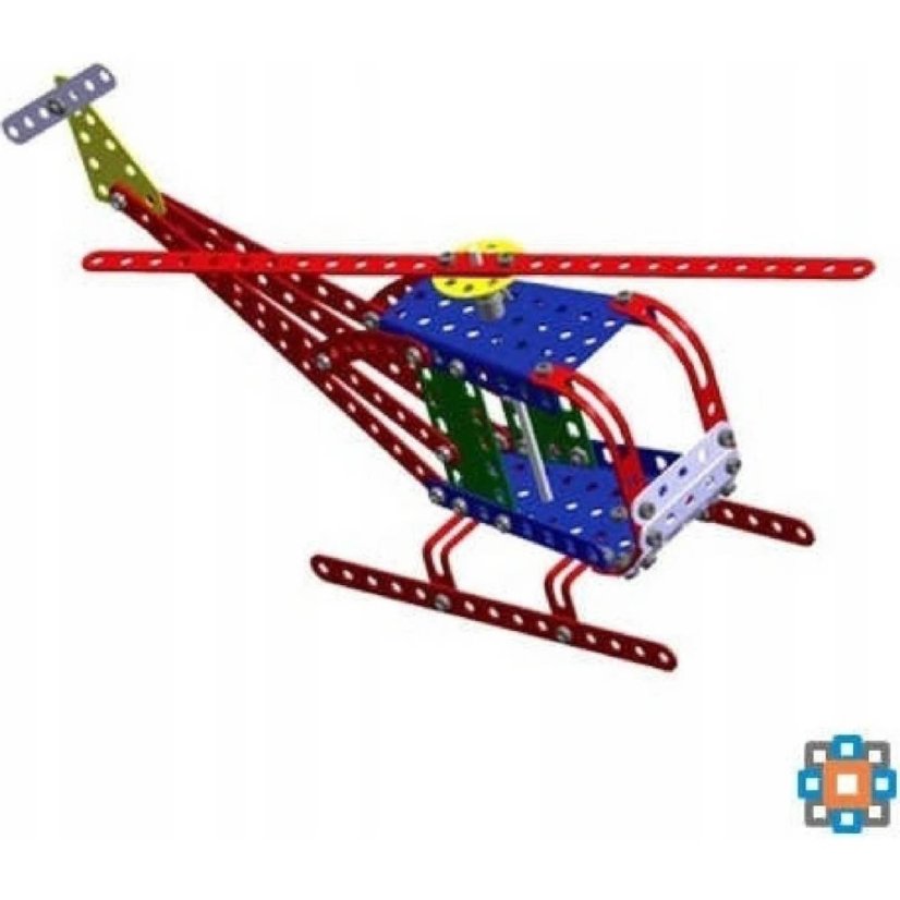 Stavebnice Merkur 013 Vrtulník 10 modelů 222 ks