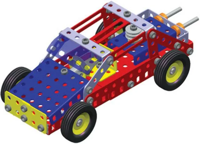 Stavebnice Merkur 016 Buggy 10 modelů 205 ks