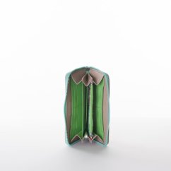Dámska peňaženka Oilily Aqua veľká, kolekcia Summer paisley