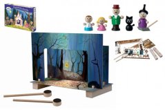 Magnetické divadlo Perníková chalúpka drevené figúrky