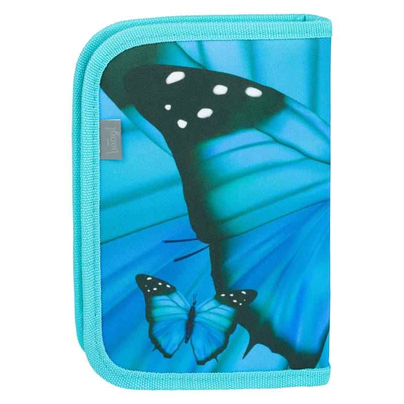Školní penál Baagl klasik dvě chlopně Butterfly