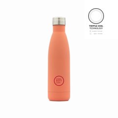 Nerezová termolahev COOL BOTTLES Pastel Coral třívrstvá 500ml