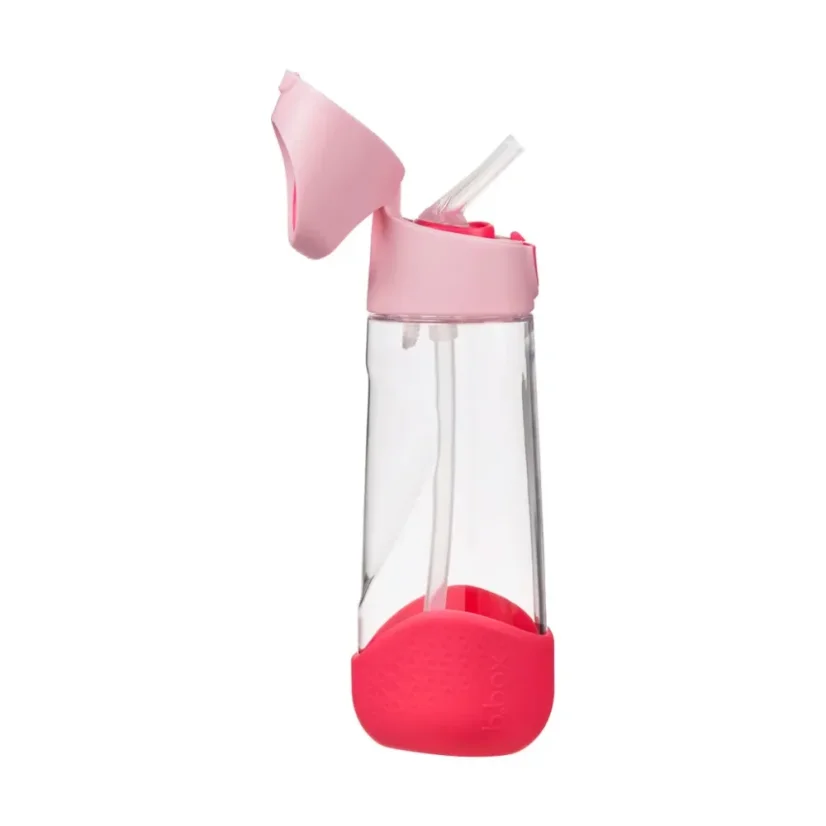 B.Box láhev na pití s brčkem 600 ml – Flamingo Fizz
