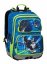 Školní batoh BAGMASTER GEN 20 B BLUE/GREEN/BLACK - fotbalista