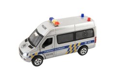 Auto policie na baterie se světlem se zvukem na zpětné natažení