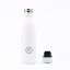 Nerezová termolahev COOL BOTTLES Mono White třívrstvá 500ml