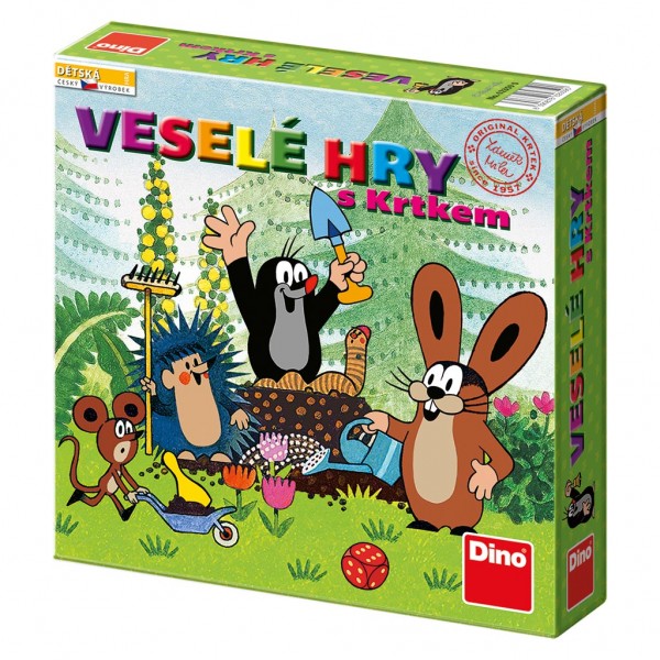 Veselé hry s Krtkem společenská hra v krabici 30x30x7cm - Dino