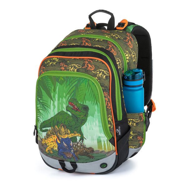Školní batoh v setu pro prvňáčky BAGMASTER ALFA 21 C GREEN/BLACK
